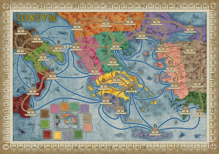 El mapa Ionium