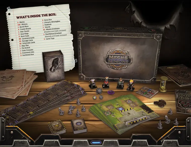 Lo que trae la caja: mechas, súbditos, mapas y cartas