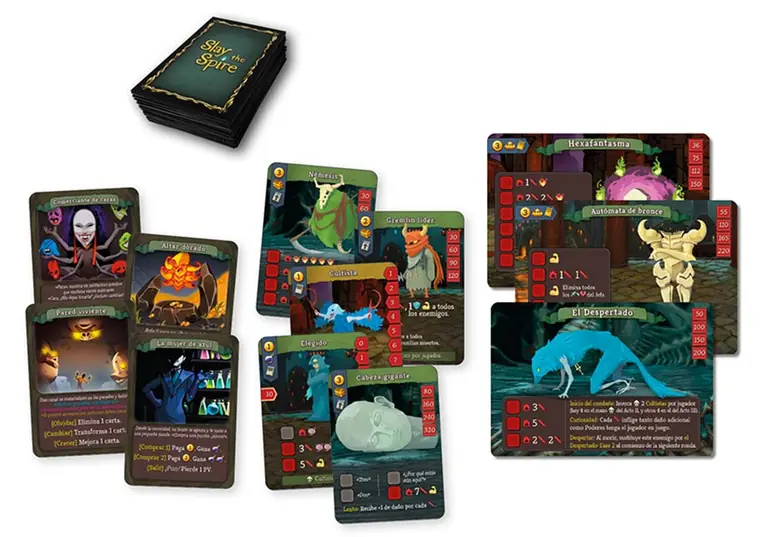 Cartas de jefe y de enemigos, en español