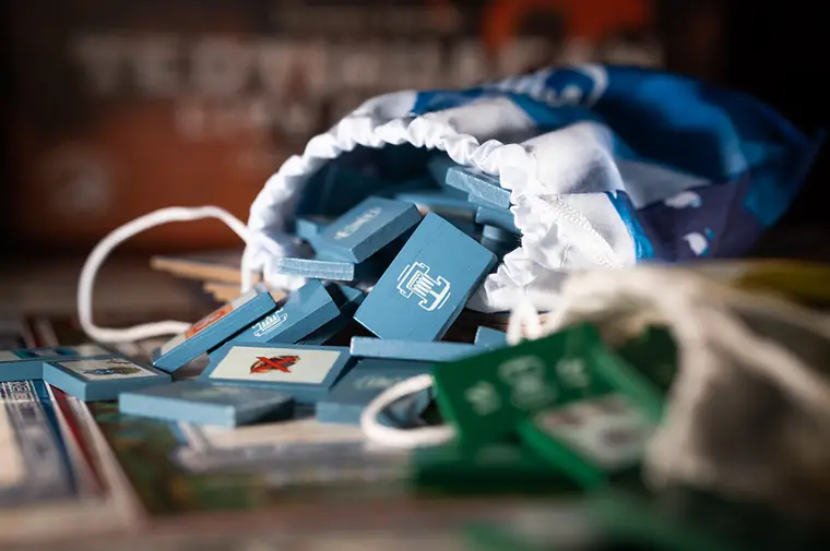 Losetas de descubrimiento y sus bolsas